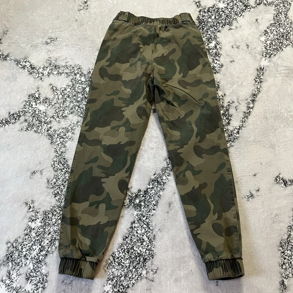 Hollister‎ Pants Womens Size M Green Camo Ultra High Rise Jogger Stretch